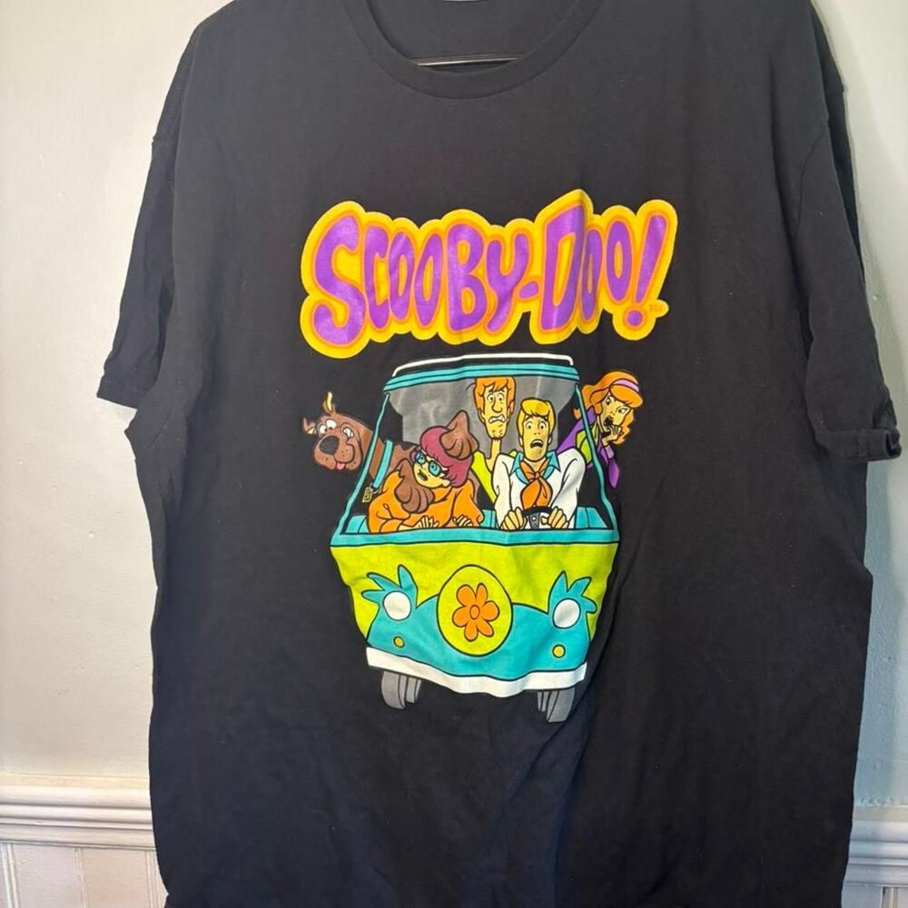 Scooby Doo Graphic Tee XL Cartoon Mystery Machine Retro TV Shirt